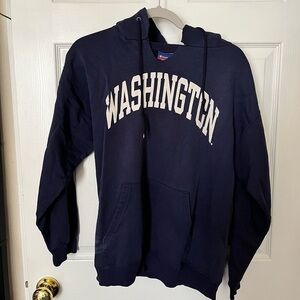 Champion Navy Blue Washington Hoodie